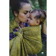 LITTLE FROG RING SLING - GOLDEN BOHO - S (1,7 M) - LITTLE FROG /BELOVED SLINGS RING SLING - ŠÁTKY