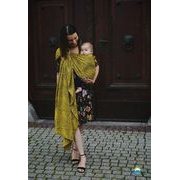 LITTLE FROG RING SLING - LEMON WILDNESS - M - LITTLE FROG /BELOVED SLINGS RING SLING{% if kategorie.adresa_nazvy[0] != zbozi.kategorie.nazev %} - ŠÁTKY{% endif %}