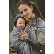 LITTLE FROG RING SLING - LOVELY FOG - S (1,7 M) - LITTLE FROG /BELOVED SLINGS RING SLING{% if kategorie.adresa_nazvy[0] != zbozi.kategorie.nazev %} - ŠÁTKY{% endif %}