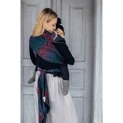 LENNYHYBRID NOSÍTKO STANDARD - PEACOCK'S TAIL - BLACK OPAL (MERINO, HEDVÁBÍ, KAŠMÍR) - LENNYHYBRID - NOSÍTKA