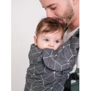 MONILU UNI NOSÍTKO - CUBES BLACK + SLINTÁČKY - MONILU UNI - NOSÍTKA