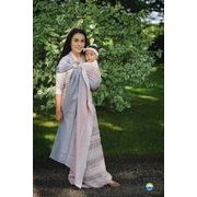 LITTLE FROG RING SLING - COTTON FOGGY CUBE - S (1,7 M) - LITTLE FROG /BELOVED SLINGS RING SLING - ŠÁTKY