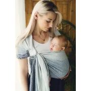 LITTLE FROG RING SLING TENCEL ROCKY CUBE - M (2 M) - LITTLE FROG /BELOVED SLINGS RING SLING - ŠÁTKY