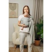 LENNY LAMB RING SLING - LITTLE HERRINGBONE GREY - STANDARD 1.8M - LENNYLAMB RING SLING - ŠÁTKY