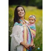 LITTLE FROG RING SLING - FLOWER BLOOM - S (1,7 M) - LITTLE FROG /BELOVED SLINGS RING SLING - ŠÁTKY