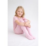 DESIGNSOCKS FROTÉ PUNČOCHY SVĚTLE RŮŽOVÉ  VELIKOST 7-8LET - SPODKY A LEGÍNY - OBLEČENÍ PRO DĚTI