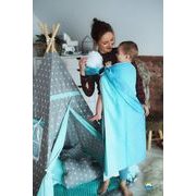LITTLE FROG RING SLING - LAZURITE - M - LITTLE FROG /BELOVED SLINGS RING SLING - ŠÁTKY
