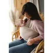 LITTLE FROG ELASTICKÝ ŠÁTEK NA NOŠENÍ MIMINEK - ROYAL BEIGE - LITTLE FROG - ŠÁTKY