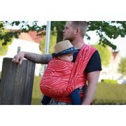 YARO DANDY RED WHITE HEMP - YARO SLINGS - ŠÁTKY