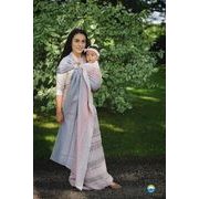 LITTLE FROG RING SLING - COTTON FOGGY CUBE - L (2,3 M) - LITTLE FROG /BELOVED SLINGS RING SLING - ŠÁTKY