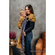 LENNY LAMB RING SLING - UNDER THE LEAVES - GOLDEN AUTUMN - STANDARD 1.8 M - LENNYLAMB RING SLING{% if kategorie.adresa_nazvy[0] != zbozi.kategorie.nazev %} - ŠÁTKY{% endif %}