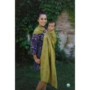 LITTLE FROG RING SLING - GOLDEN BOHO M (2,1 M) - LITTLE FROG /BELOVED SLINGS RING SLING{% if kategorie.adresa_nazvy[0] != zbozi.kategorie.nazev %} - ŠÁTKY{% endif %}