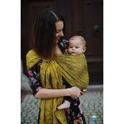 LITTLE FROG RING SLING - LEMON WILDNESS - S - LITTLE FROG /BELOVED SLINGS RING SLING{% if kategorie.adresa_nazvy[0] != zbozi.kategorie.nazev %} - ŠÁTKY{% endif %}