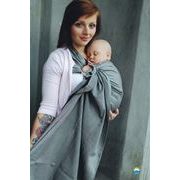 LITTLE FROG RING SLING - GRAPHITE HERRINGBONE - S - LITTLE FROG /BELOVED SLINGS RING SLING - ŠÁTKY