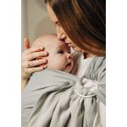 LENNY LAMB RING SLING - LITTLE HERRINGBONE GREY - STANDARD 1.8M - LENNYLAMB RING SLING - ŠÁTKY