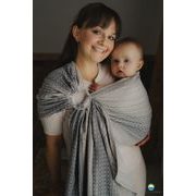 LITTLE FROG RING SLING - LOVELY SANDSTORM - M (2,1 M) - LITTLE FROG /BELOVED SLINGS RING SLING{% if kategorie.adresa_nazvy[0] != zbozi.kategorie.nazev %} - ŠÁTKY{% endif %}