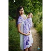 LITTLE FROG RING SLING - LILAC FLOWRORA - M (2,1 M) - LITTLE FROG /BELOVED SLINGS RING SLING - ŠÁTKY