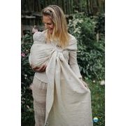 LITTLE FROG RING SLING - LINEN SUMMER MEADOW - S (1,7 M) - LITTLE FROG /BELOVED SLINGS RING SLING{% if kategorie.adresa_nazvy[0] != zbozi.kategorie.nazev %} - ŠÁTKY{% endif %}