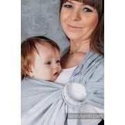 LENNY LAMB RING SLING - LITTLE HERRINGBONE GREY - STANDARD 1.8M - LENNYLAMB RING SLING - ŠÁTKY