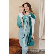 LENNY LAMB RING SLING - LITTLE HERRINGBONE OBMRE GREEN - STANDARD 1.8M - LENNYLAMB RING SLING{% if kategorie.adresa_nazvy[0] != zbozi.kategorie.nazev %} - ŠÁTKY{% endif %}