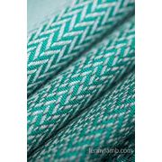 LENNY LAMB RING SLING - LITTLE HERRINGBONE OBMRE GREEN - STANDARD 1.8M - LENNYLAMB RING SLING{% if kategorie.adresa_nazvy[0] != zbozi.kategorie.nazev %} - ŠÁTKY{% endif %}