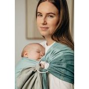 LENNY LAMB BASIC LINE RING SLING- LITTLE HERRINGBONE BABY MINT - STANDARD 1,8 M - LENNYLAMB RING SLING - ŠÁTKY