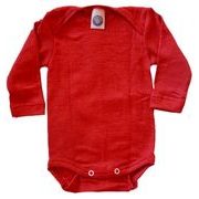 COSILANA VH BODY DLOUHÝ RUKÁV JEDNOBAREVNÉ ČERVENÉ - BODY A TRIKA{% if kategorie.adresa_nazvy[0] != zbozi.kategorie.nazev %} - OBLEČENÍ PRO DĚTI{% endif %}