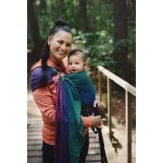 LITTLE FROG RING SLING BAMBOO MISTY ZIRCON - M (2M) - LITTLE FROG /BELOVED SLINGS RING SLING{% if kategorie.adresa_nazvy[0] != zbozi.kategorie.nazev %} - ŠÁTKY{% endif %}