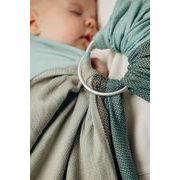 LENNY LAMB BASIC LINE RING SLING- LITTLE HERRINGBONE BABY MINT - STANDARD 1,8 M - LENNYLAMB RING SLING - ŠÁTKY