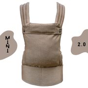 NOSÍTKO QUSY MINI 2.0 - WALNUT TWILL S BAMBUSEM - MINI - VEL. 56 - 1 ROK{% if kategorie.adresa_nazvy[0] != zbozi.kategorie.nazev %} - NOSÍTKA{% endif %}