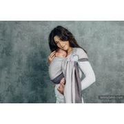 LENNYLAMB MY FIRST RING SLING - COOL GREY - STANDARD 1,8 M - LENNYLAMB RING SLING - ŠÁTKY