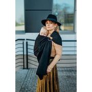 LENNY LAMB RING SLING - PITCH BLACK (MERINO) - STANDARD 1,8 M - LENNYLAMB RING SLING - ŠÁTKY
