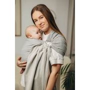 LENNY LAMB RING SLING - LITTLE HERRINGBONE GREY - STANDARD 1.8M - LENNYLAMB RING SLING - ŠÁTKY