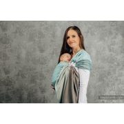 LENNY LAMB BASIC LINE RING SLING- LITTLE HERRINGBONE BABY MINT - STANDARD 1,8 M - LENNYLAMB RING SLING - ŠÁTKY