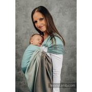 LENNY LAMB BASIC LINE RING SLING- LITTLE HERRINGBONE BABY MINT - STANDARD 1,8 M - LENNYLAMB RING SLING - ŠÁTKY