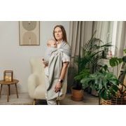 LENNY LAMB RING SLING - LITTLE HERRINGBONE GREY - STANDARD 1.8M - LENNYLAMB RING SLING - ŠÁTKY