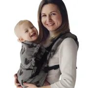 LITTLE FROG NOSÍTKO PRIME - PRIME COSY LOVE – BROWN HEARTS - PRIME (4 KG - 24 M) - NOSÍTKA