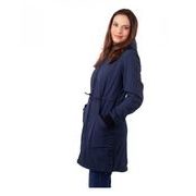 SOFTSHELLOVÁ TĚHOTENSKÁ A NOSÍCÍ BUNDA ANDREA - TMAVĚ MODRÁ - JOŽÁNEK NOSÍCÍ OBLEČENÍ - NOSÍCÍ OBLEČENÍ