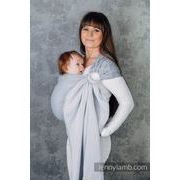 LENNY LAMB RING SLING - LITTLE HERRINGBONE GREY - STANDARD 1.8M - LENNYLAMB RING SLING - ŠÁTKY