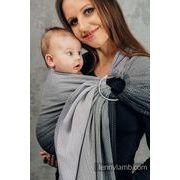 LENNY LAMB RING SLING - LITTLE HERRINGBONE OBMRE GREY - STANDARD 1.8M - LENNYLAMB RING SLING - ŠÁTKY