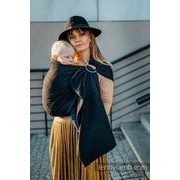 LENNY LAMB RING SLING - PITCH BLACK (MERINO) - STANDARD 1,8 M - LENNYLAMB RING SLING{% if kategorie.adresa_nazvy[0] != zbozi.kategorie.nazev %} - ŠÁTKY{% endif %}