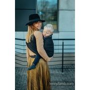 LENNY LAMB RING SLING - PITCH BLACK (MERINO) - STANDARD 1,8 M - LENNYLAMB RING SLING{% if kategorie.adresa_nazvy[0] != zbozi.kategorie.nazev %} - ŠÁTKY{% endif %}