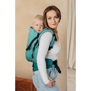 LENNYPRESCHOOL NOSÍTKO - LITTLE HERRINGBONE OMBRE GREEN - LENNYPRESCHOOL - NOSÍTKA