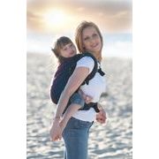 LENNYPRESCHOOL NOSÍTKO - PEACOCK'S TAIL - BLACK OPAL (MERINO, HEDVÁBÍ, KAŠMÍR) - LENNYPRESCHOOL - NOSÍTKA