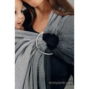 LENNY LAMB RING SLING - LITTLE HERRINGBONE OBMRE GREY - STANDARD 1.8M - LENNYLAMB RING SLING - ŠÁTKY