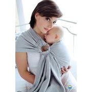 LITTLE FROG RING SLING - GREY CUBE - M - LITTLE FROG /BELOVED SLINGS RING SLING - ŠÁTKY