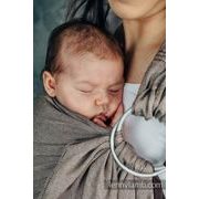 LENNYLAMB MY FIRST RING SLING  - HOT CHOCOLATE - STANDARD 1,8 M - LENNYLAMB RING SLING - ŠÁTKY