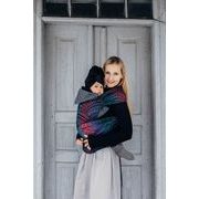 LENNYHYBRID NOSÍTKO STANDARD - PEACOCK'S TAIL - BLACK OPAL (MERINO, HEDVÁBÍ, KAŠMÍR) - LENNYHYBRID - NOSÍTKA