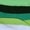Návleky DesignSocks široké pruhy (světle zelená - středně zelená - bílá)