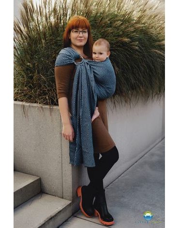 Little Frog ring sling - Cloudy Cube - M (2,1 m)